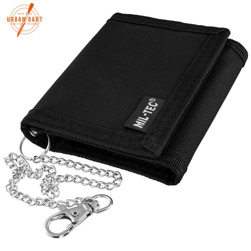 MILTEC NOVČANIK SA LANCEM CRNI