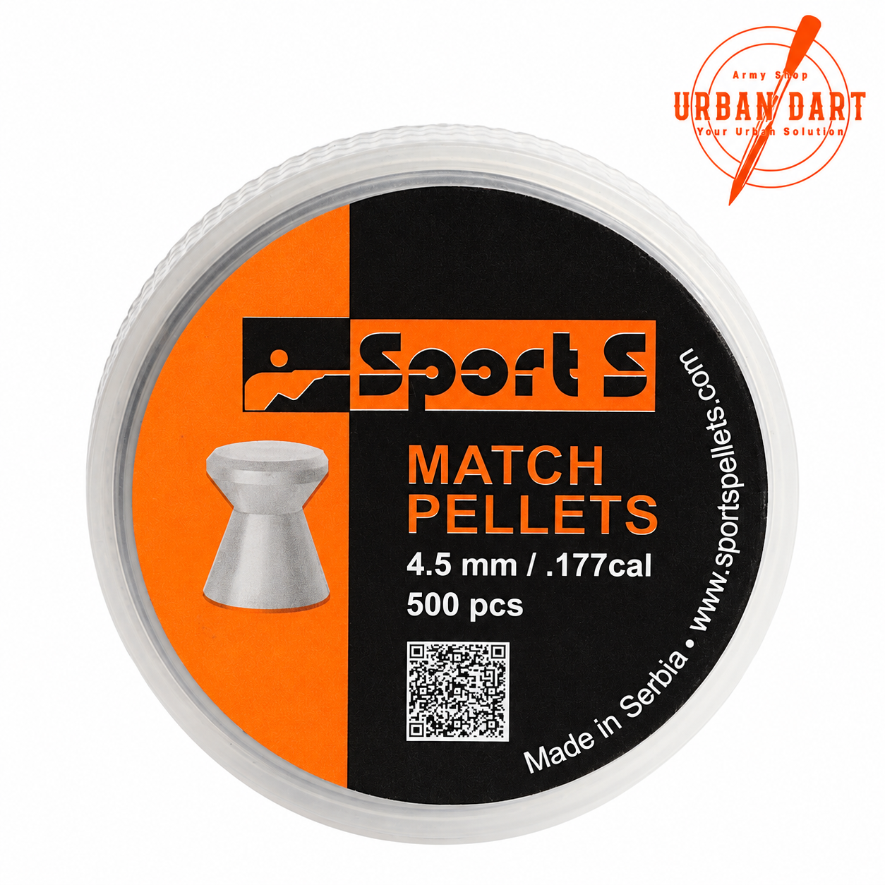 Sport S Match Pellets Tin Mockup DIJABOLE SPORT RAVAN VRH - Slika 1