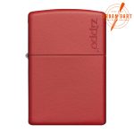 Zippo Red Matte zippo logo 233