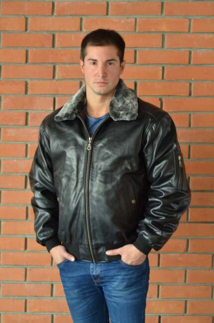 KOŽNA JAKNA BUFFALO CRNA