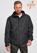 MILITARY ARMY WINDBREAKER SA ZIPOM CRNI - Slika 2