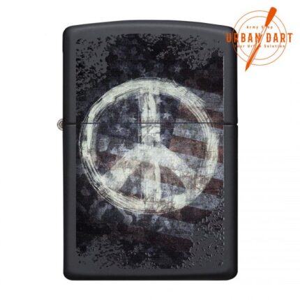 ZIPPO PEACE ON A FLAG