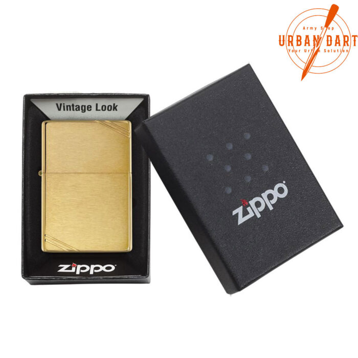 ZIPPO BRUSHED BRASS SA CRTICAMA 240 - Slika 3