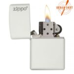 ZIPPO UPALJAČ WHITE MATE LOGO 214ZL - Slika 2