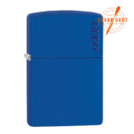 ZIPPO UPALJAČ ROYAL BLUE MATTE LOGO 229ZL - Slika 2