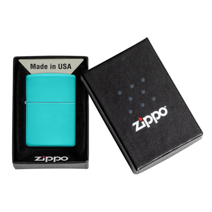 ZIPPO UPALJAČ FLAT TORQUOISE 49454 - Slika 5