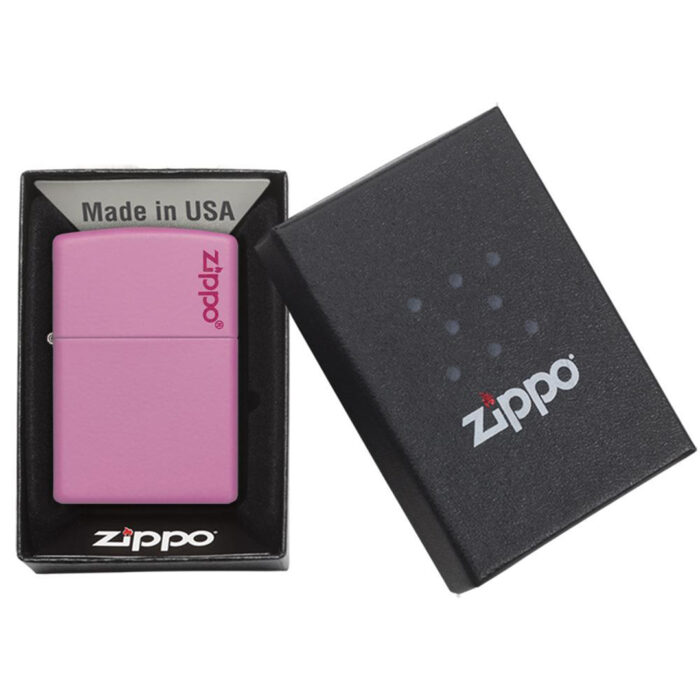 ZIPPO UPALJAČ PINK MATTE LOGO 238ZL - Slika 5