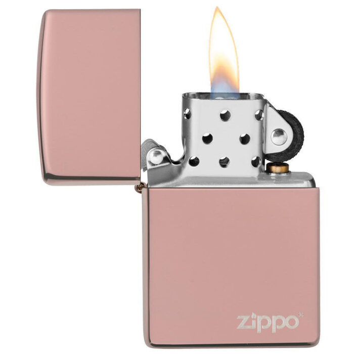 ZIPPO UPALJAČ ROSE GOLD LOGO 49190ZL - Slika 3