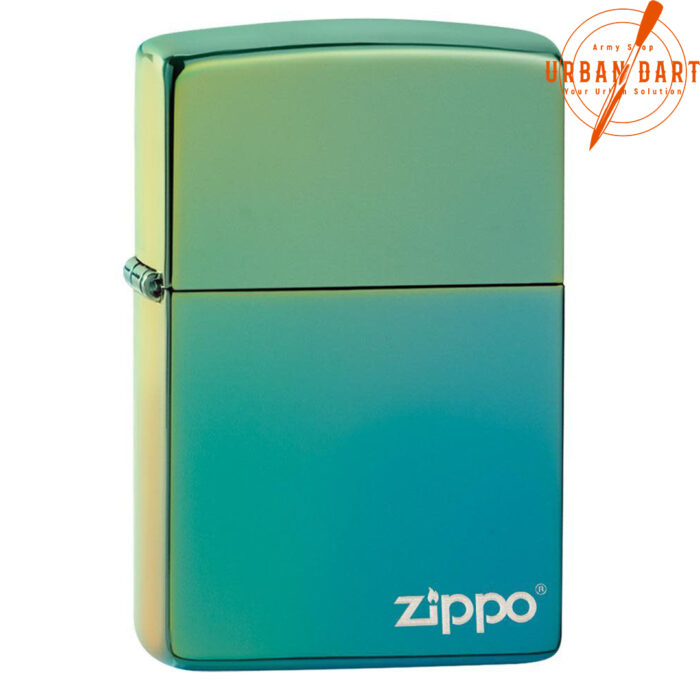 ZIPPO UPALJAČ HIGH POLISH TEAL ZIPPO LOGO 49191ZL - Slika 2