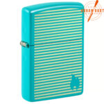 ZIPPO UPALJAČ TORQUOISE STRIPES 48151 - Slika 4