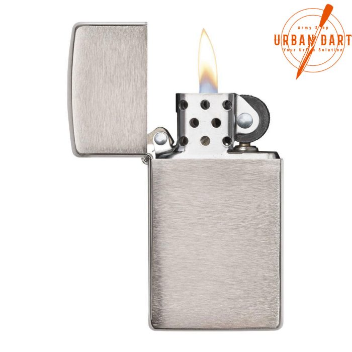 ZIPPO BRUSHED CHROME SLIM 1600 - Slika 3