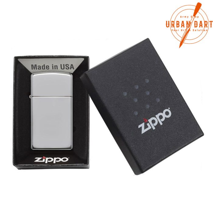 ZIPPO HIGH POLISH CHROME SLIM 1610 - Slika 4