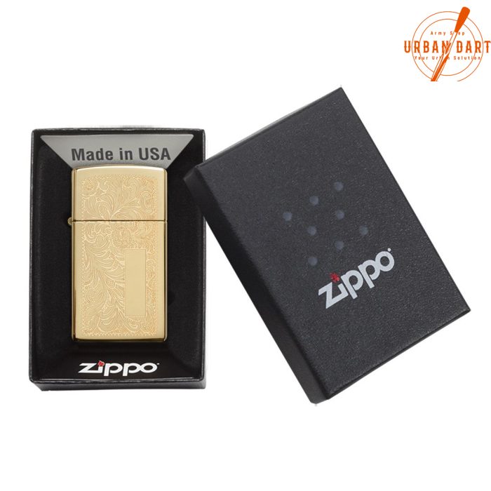 Zippo Slim Brass Venetian 1652B - Slika 2