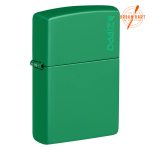 Zippo Grass Green Matte Logo 48629ZL - Slika 2
