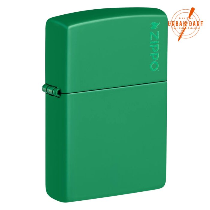 Zippo Grass Green Matte Logo 48629ZL - Slika 2