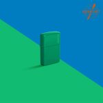 Zippo Grass Green Matte Logo 48629ZL - Slika 5