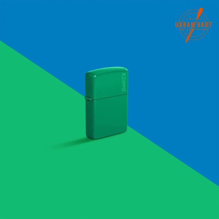 Zippo Grass Green Matte Logo 48629ZL - Slika 5