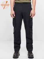 BRANDIT PANTALONE PURE SLIM FIT CRNE - Slika 3