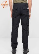 BRANDIT PANTALONE PURE SLIM FIT CRNE - Slika 4