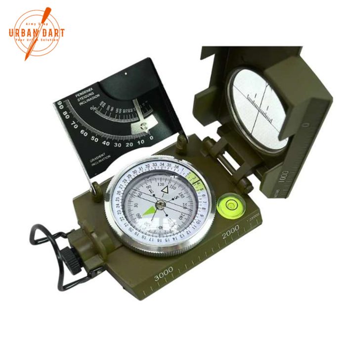 MIL TEC KOMPAS ITALIAN METALNI ZELENI 15791200 - Slika 2