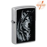ZIPPO LINDSAY  SHADOW WOLF DESIGN 46149