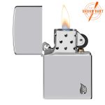ZIPPO ARMOR CHROME FLAME - Slika 2