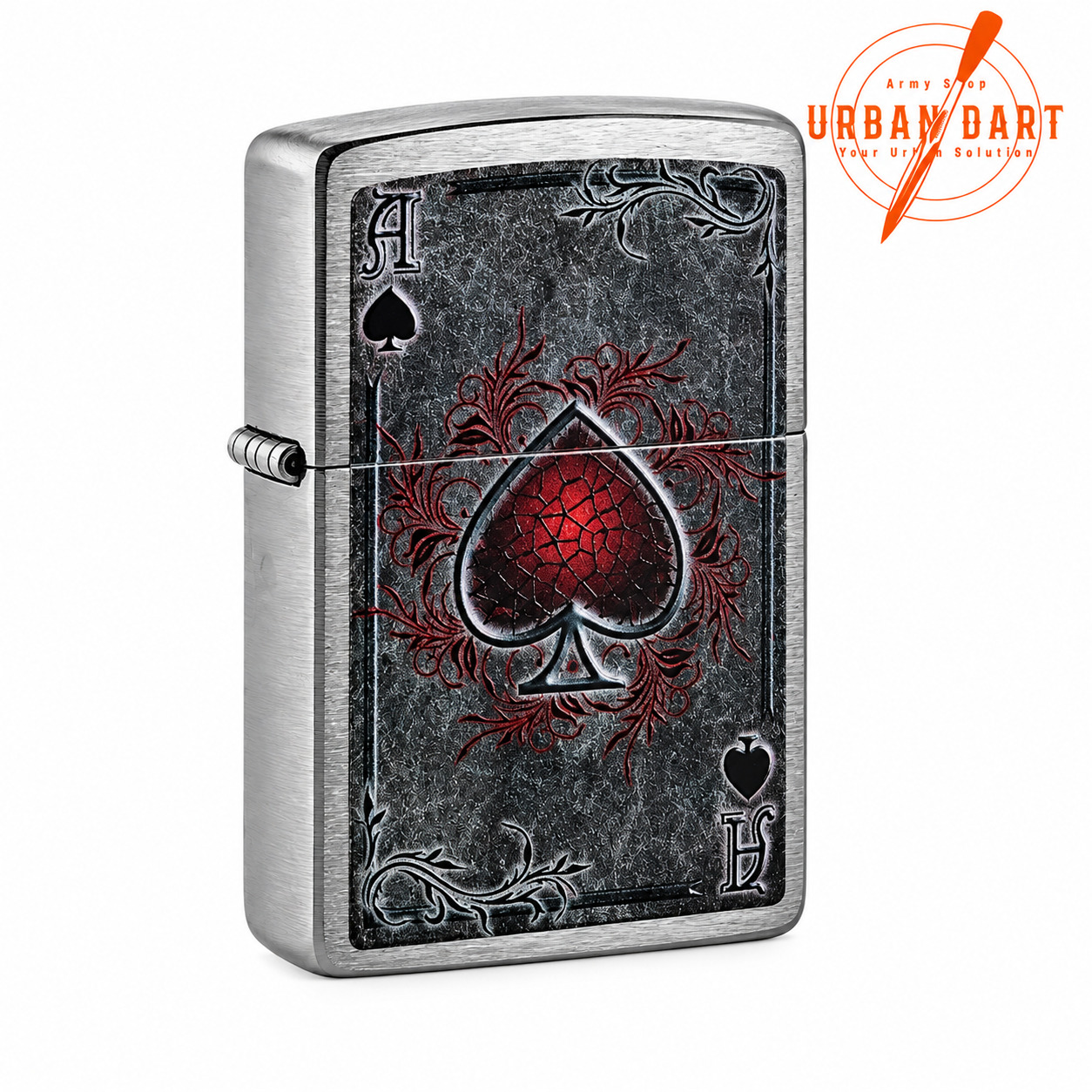 ChatGPT Image Sep 29, 2026, 02_01_58 PM ZIPPO ANTIQUED ACE ZIPPO UPALJAČ - Slika 1