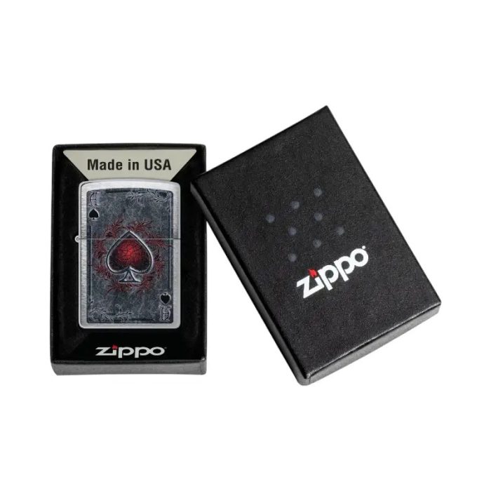 ZIPPO ANTIQUED ACE ZIPPO UPALJAČ - Slika 3