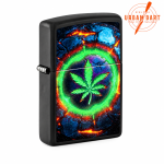 ZIPPO LAVA LEAF BLACK MATTE UPALJAČ